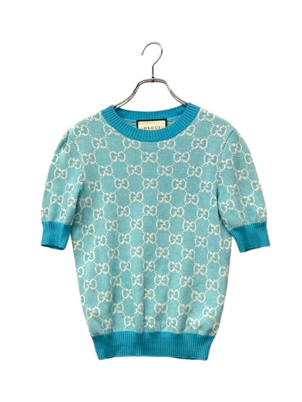 Gucci Short Sleeve Knit Sweater XS